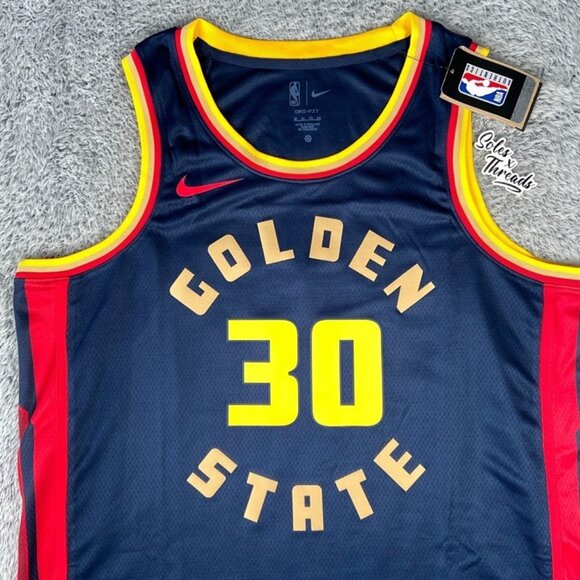 Nike Stephen Curry Golden State Warriors 24/25 City Edition Jersey Size XL Men - Picture 3 of 8
